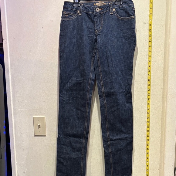 Arizona Women's Indigo Straight Leg Jeans - Picture 1 of 4